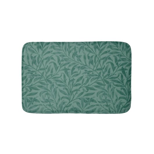 Elegant groen blad design badmat (Voorkant)