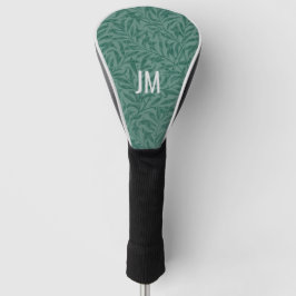 Elegant groen  blad design golfheadcover