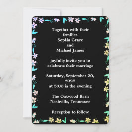 Elegant groen blad natuur ontwerp | Minimaal botan Kaart