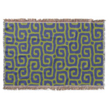 Elegant groen &blauw abstract patroon