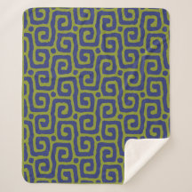 Elegant groen &blauw abstract patroon