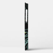 Elegant groen, blauw tulpenpatroon Case-Mate iPhone case (Achterkant / Links)