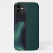 Elegant Groen Bloemen iPhone hoesje