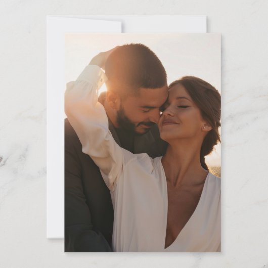 Elegant groen Bloemenverlovingsfeest Kaart (Achterkant)