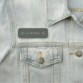 Elegant groen botanisch naamplaatje (In situ)