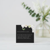 Elegant groen Botanische Vierkante Behuizing Kaart (Staand voorkant)