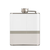 Elegant groen bruiloft feest viering heupfles (Achterkant)