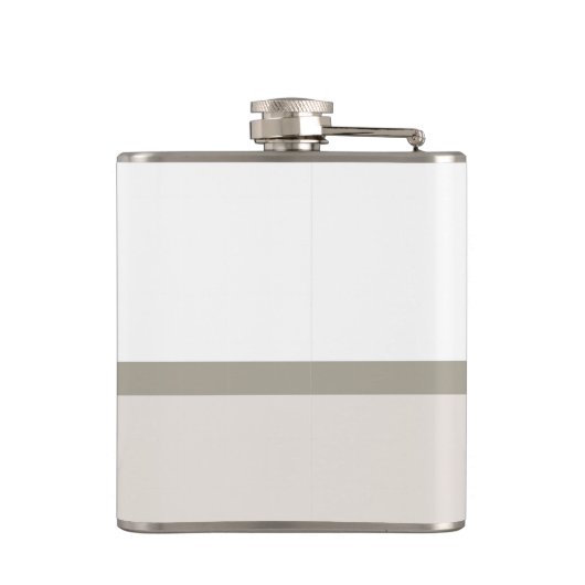 Elegant groen bruiloft feest viering heupfles (Achterkant)