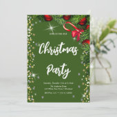 Elegant groen, diamant, kerstboom kaart (Staand voorkant)