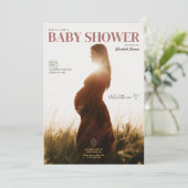 Elegant groen en bruin minimalistisch, met foto kaart (Staand voorkant)