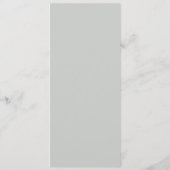 Elegant groen en goud Let's Eat Dinner Menu (Achterkant)