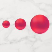 Elegant Groen en Rood Confetti (Voorkanten)