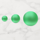 Elegant Groen en Rood Confetti (Achterkanten)