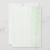 Elegant groen en trouwjurk Vrijgezellenfeest I Kaart (Achterkant)