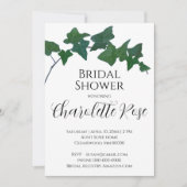 Elegant groen Engels Ivy Vrijgezellenfeest Kaart (Voorkant)