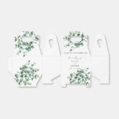 Elegant groen Eucalyptus bruiloft Bedankdoosjes (Uitgevouwen)