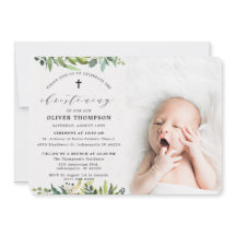 Elegant groen Eucalyptus foto doop