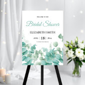 Elegant groen Eucalyptus Vrijgezellenfeest Poster