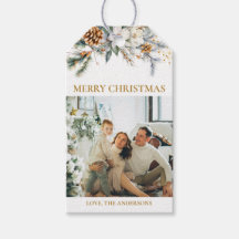 Elegant groen & foto | Mosterdgoud Kerstmis