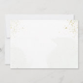 Elegant groen gebladerte doop dank u kaart (Achterkant)