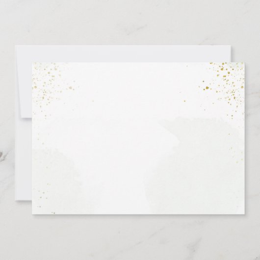 Elegant groen gebladerte doop dank u kaart (Achterkant)