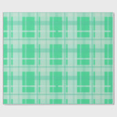 Elegant groen geplakt inpakpapier (Vlak)