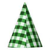 Elegant groen gingang patroon aangepaste verjaarda feesthoedjes (Achterkant)