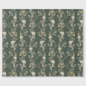 Elegant Groen Goud  Cadeaupapier (Vlak)