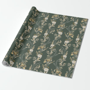 Elegant Groen Goud  Cadeaupapier