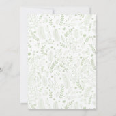 Elegant Groen & Goud Ho Ho Ho Vakantie Feest Kaart (Achterkant)