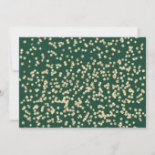 Elegant Groen Goud Script 4 Foto Afstuderen Kaart (Achterkant)