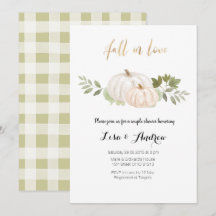 Elegant groen Herfst in liefde koppels Douche