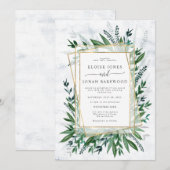 Elegant Groen Kaart (Voorkant / Achterkant)