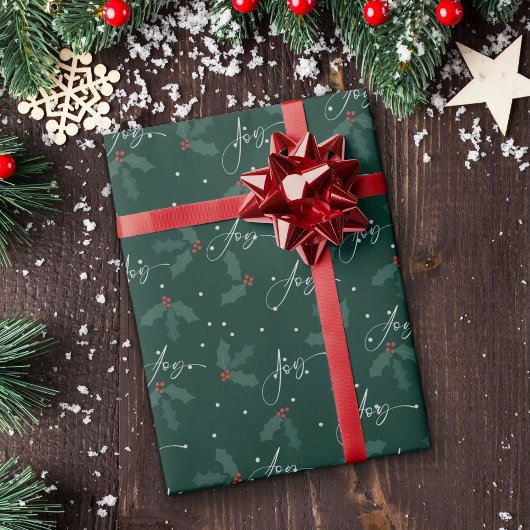 Elegant Groen Kerst vakantie inpakpapier