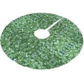 Elegant groen kerstpatroon kerstboom rok (Gekanteld)