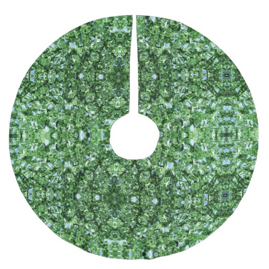 Elegant groen kerstpatroon kerstboom rok (Voorkant)