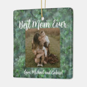 Elegant groen kwarts marmer granieten patroon keramisch ornament (Links)