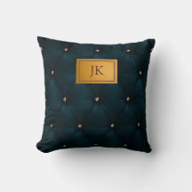 Elegant groen leder, diamanten, monogram