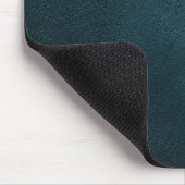 Elegant groen leer, Monogram Muismat (Hoek)