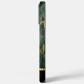 Elegant groen marmeren ontwerp met gouden accenten Case-Mate iPhone case (Achterkant / Links)