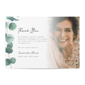 Elegant groen memorial foto dank u