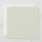 Elegant groen Minimale Eucalyptus Save the Date (Achterkant)