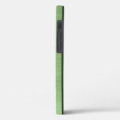 Elegant groen monogram Case-Mate iPhone case (Achterkant / Links)