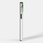 Elegant groen monogram N Case-Mate iPhone Case (Achterkant / Rechts)