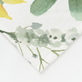 Elegant groen oma nana kleinkinderen citaat fleece deken (Hoek)