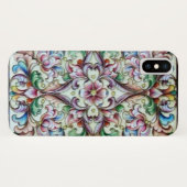 ELEGANT GROEN PINK FLORAL FANTASY Case-Mate iPhone CASE (Achterkant (horizontaal))