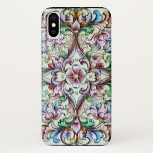 ELEGANT GROEN PINK FLORAL FANTASY Case-Mate iPhone CASE (Achterkant)