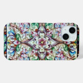 ELEGANT GROEN PINK FLORAL FANTASY Case-Mate iPhone CASE (Achterkant (horizontaal))