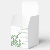 Elegant groen Quinceañera Bedankdoosjes (Geopend)