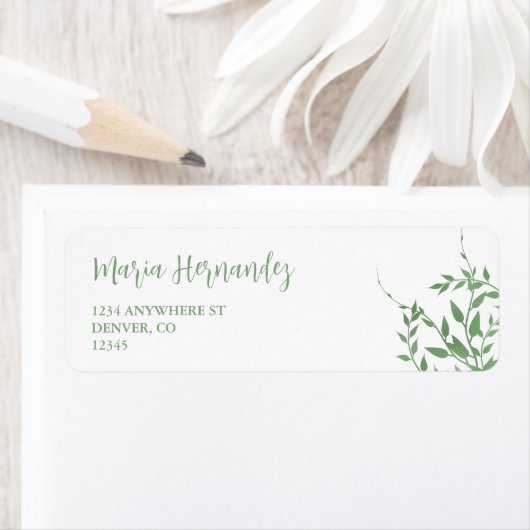 Elegant groen Quinceañera Etiket (Insitu)